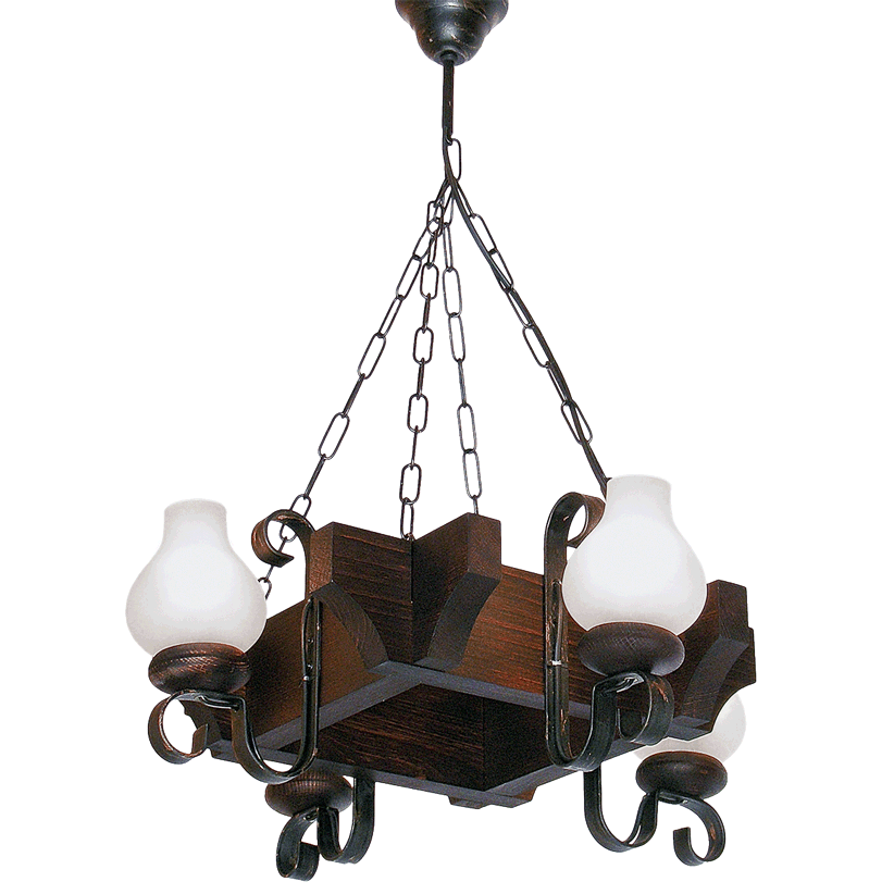 Lustra Davos Wenge 4xE14 40W