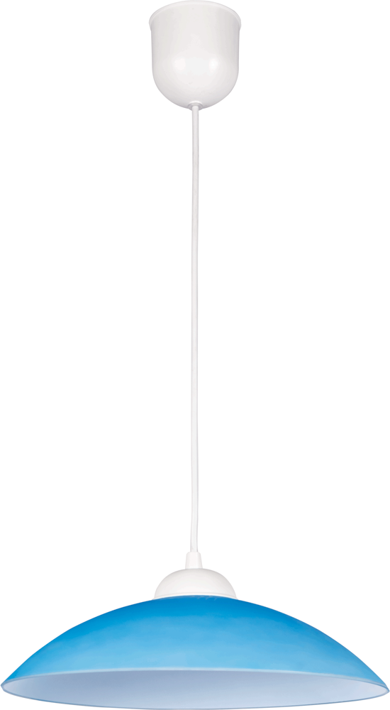 Pendul Sakura 1xE27 60W bleu