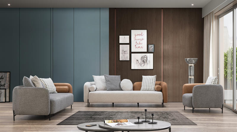 Set 2 canapele 3 locuri si fotoliu New Cortes