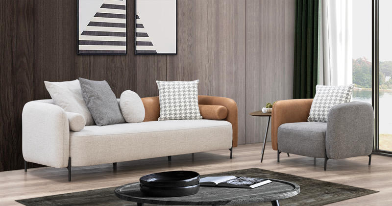 Set canapea 3 locuri si fotoliu New Cortes