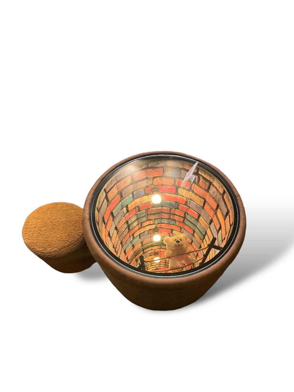 Masa de cafea Double Well cu efect 3D