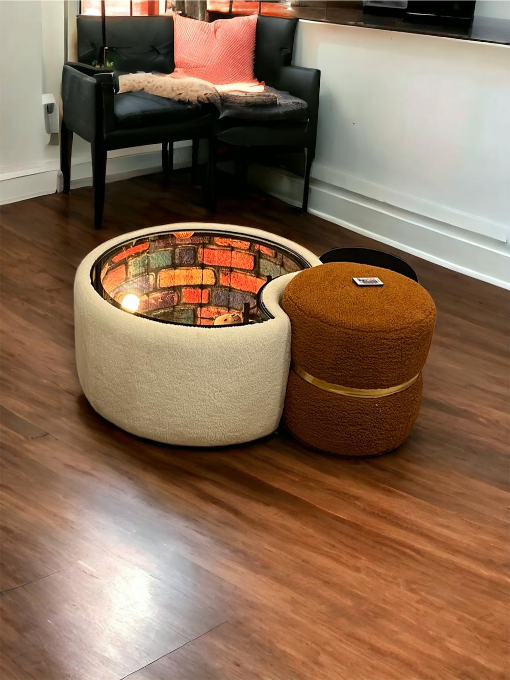 Masa de cafea WELL cu efect 3D Infinite View si boucle