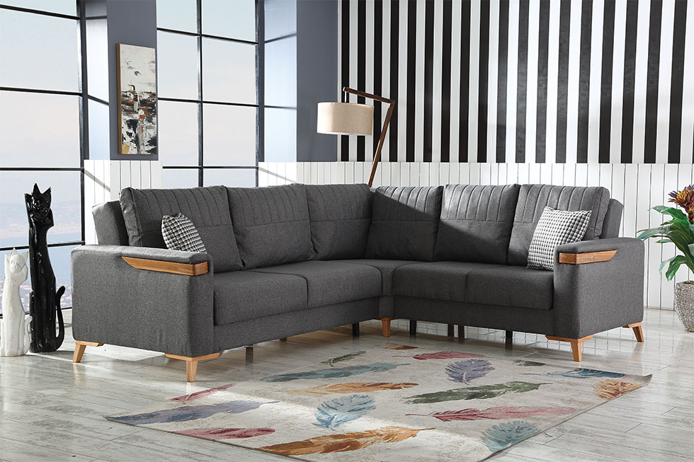 Coltar MONZA 260 x 225 cm - Saltea cu spuma, extensibil - imagine 5