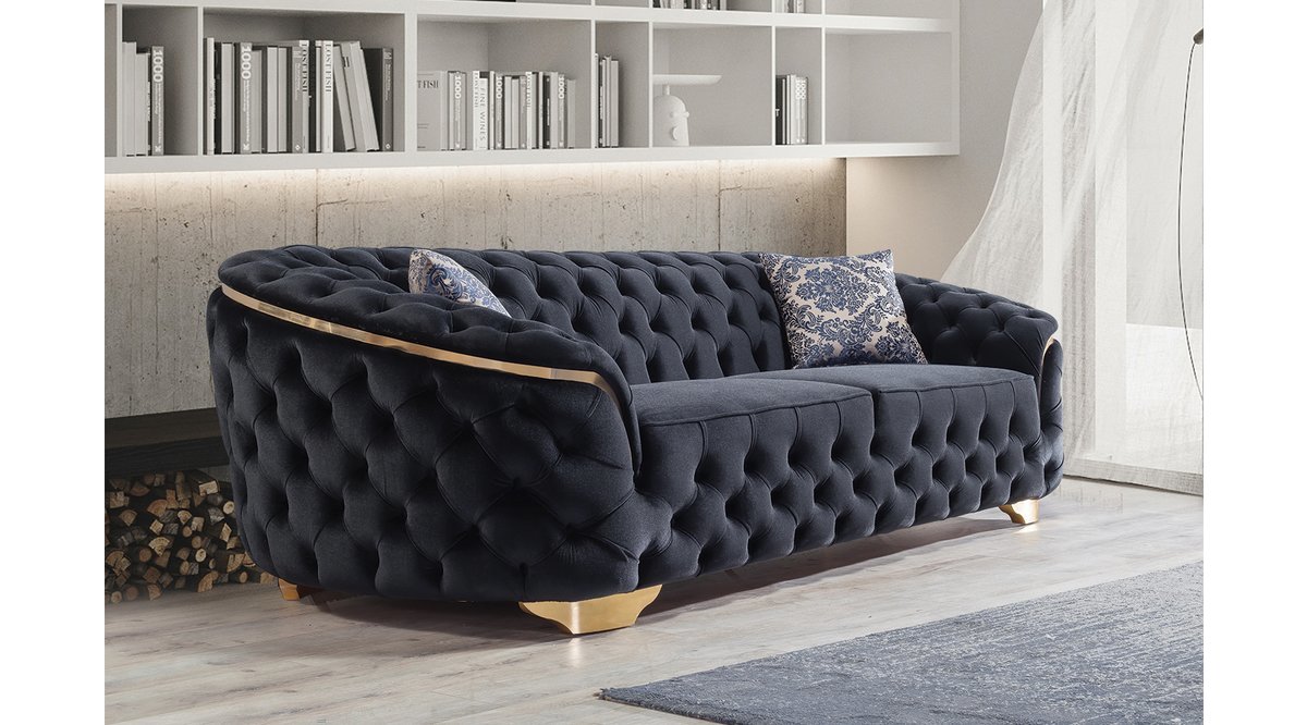 Canapea CAVALLI 230 cm / 190 cm / 85 cm - imagine 6