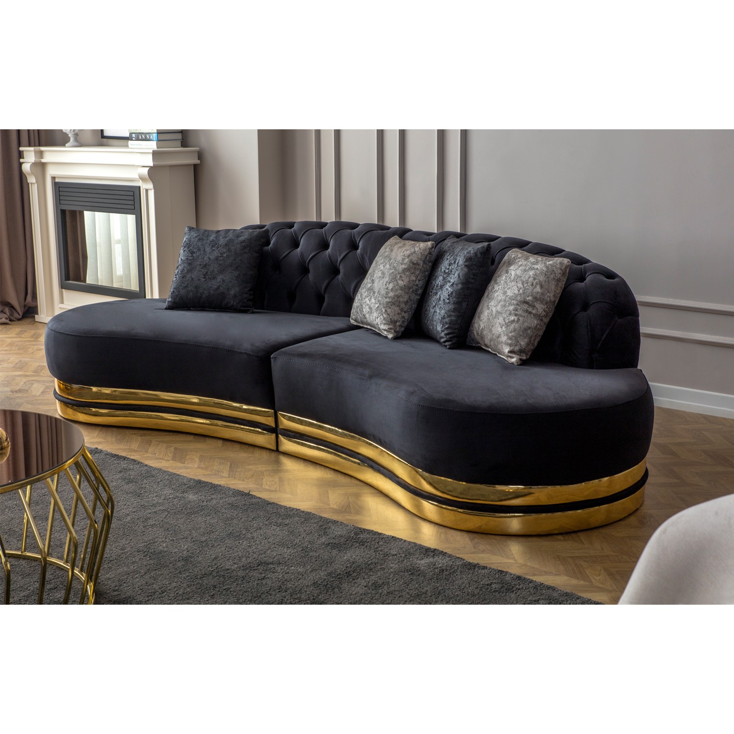 Canapea PARIS 230 cm / 190 cm / 90 cm - imagine 2