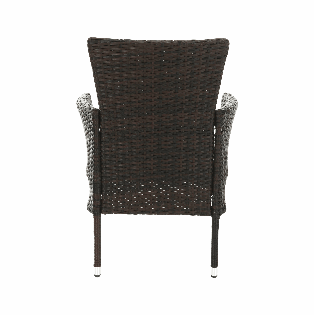 Set de grădină din 9 piese, maro/bej, MENIBOR - imagine 9