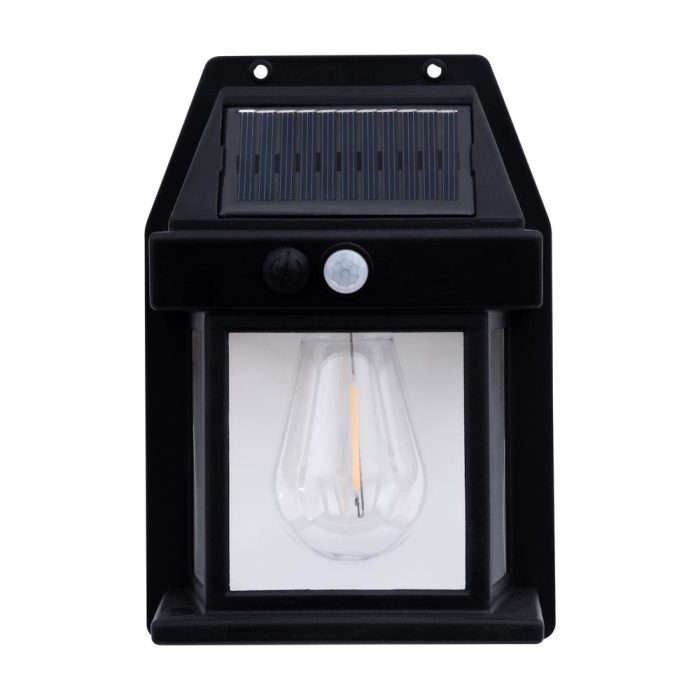 Lampa solara Bayern senzor 3W IP44, negru, Erste