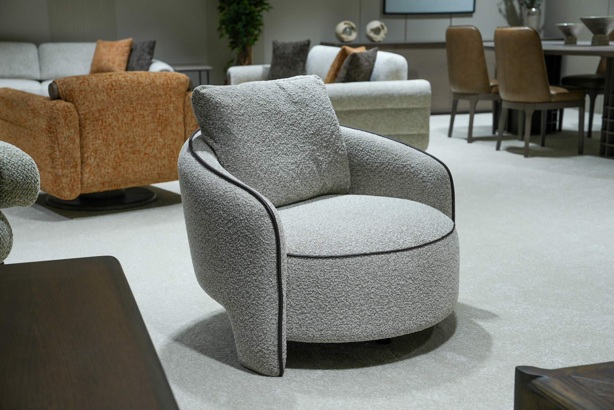 Fotoliu SMOKED 95 X 95 X70 - imagine 2