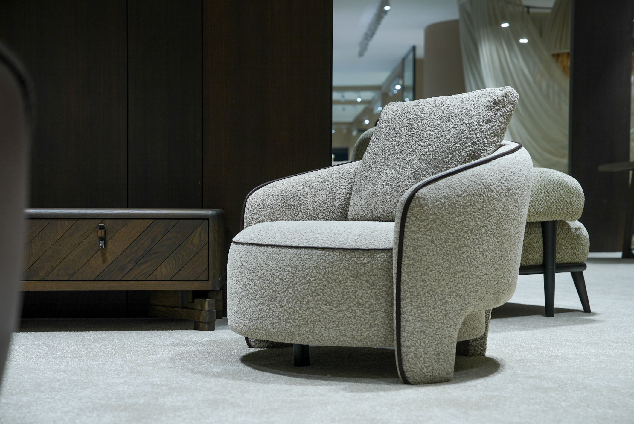 Fotoliu SMOKED 95 X 95 X70 - imagine 3