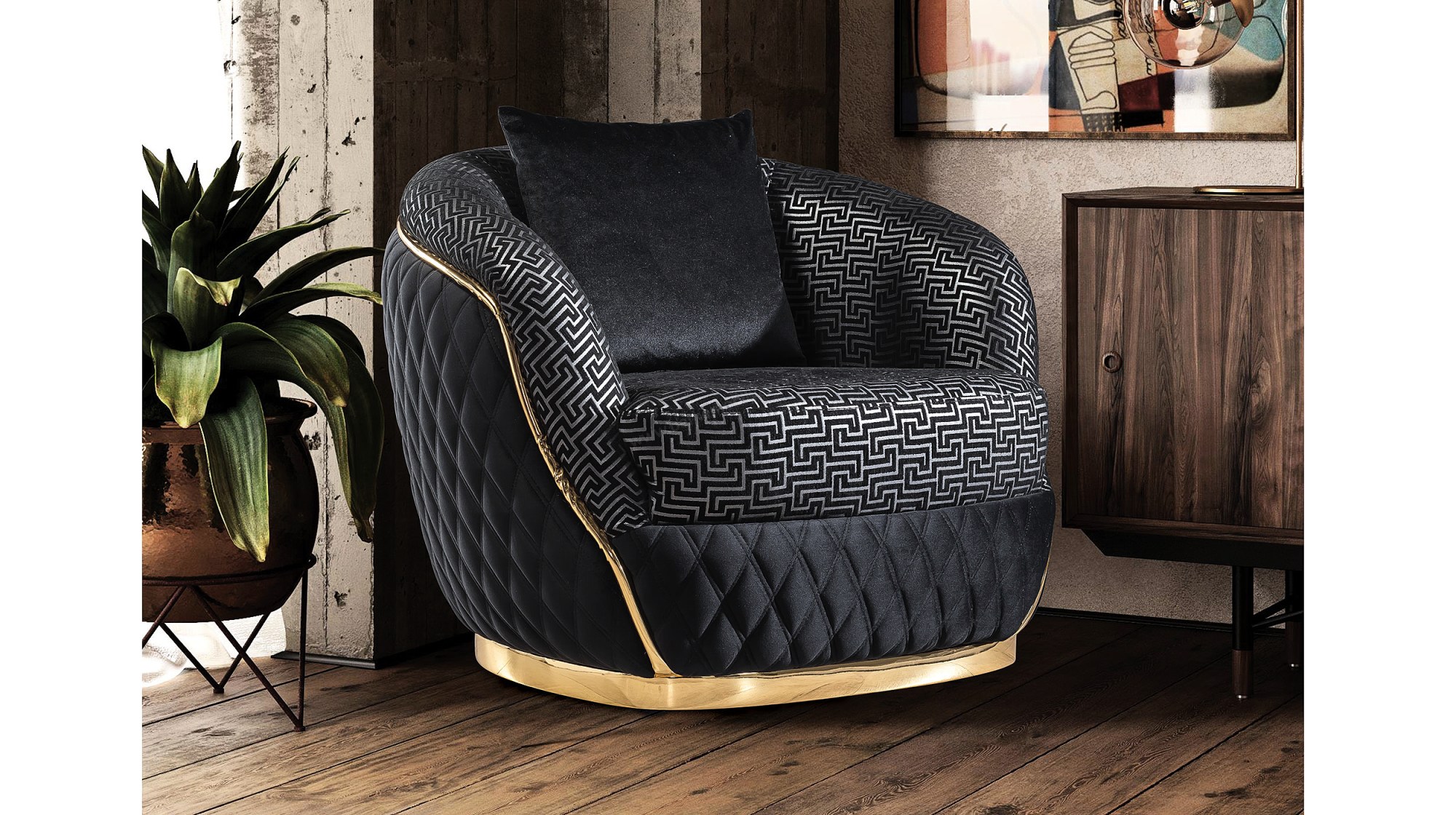 Fotoliu BEWERLY  100 x 85 x 77