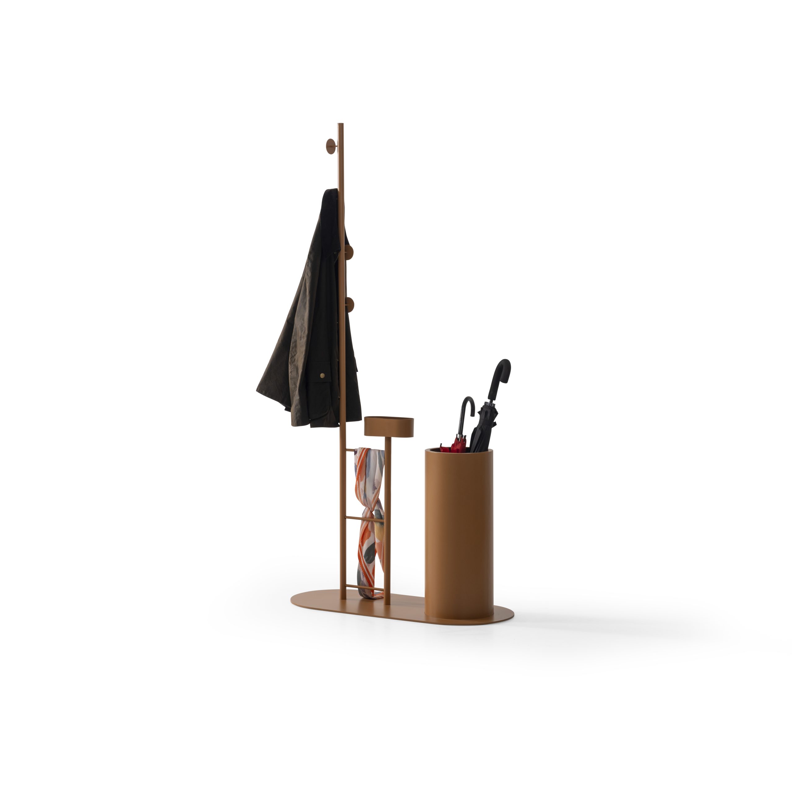 Cuier de Hol Ester cu Suport pentru Umbrele