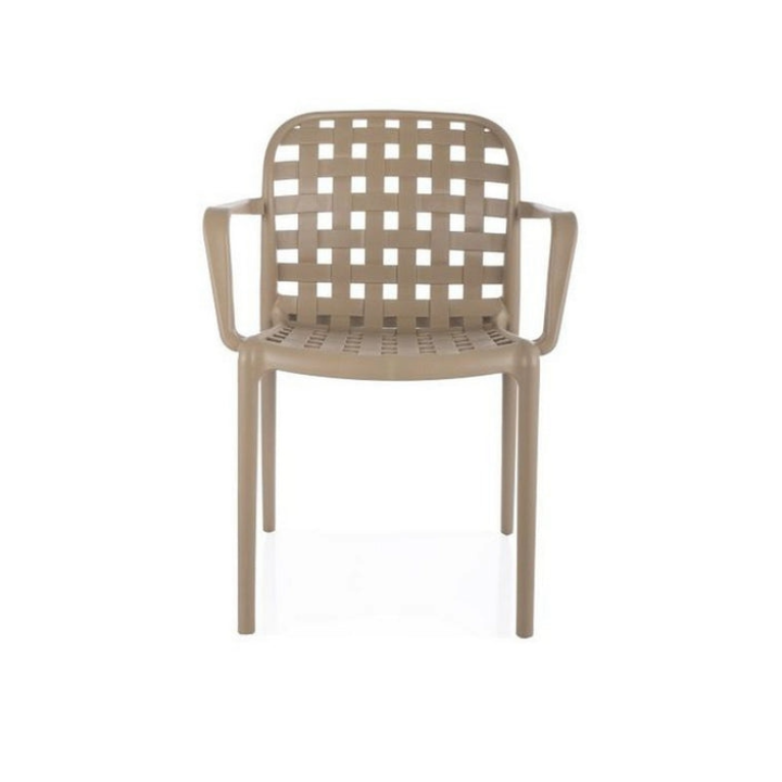 Scaun STRIP II, bej, polipropilena, 58x42x83 cm