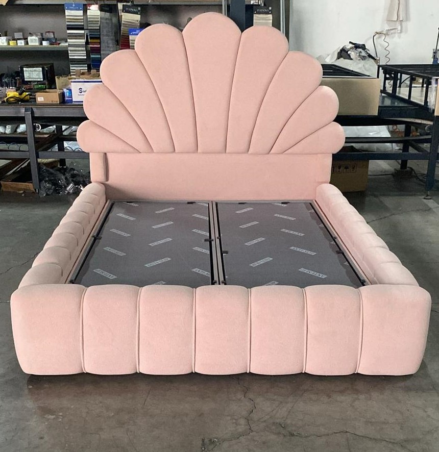 Pat tapițat premium- SHELL 160 x 200 cm